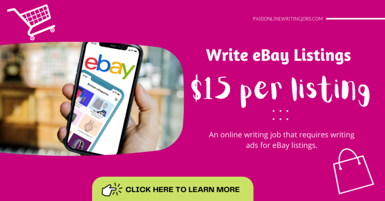 Write ebay listings
